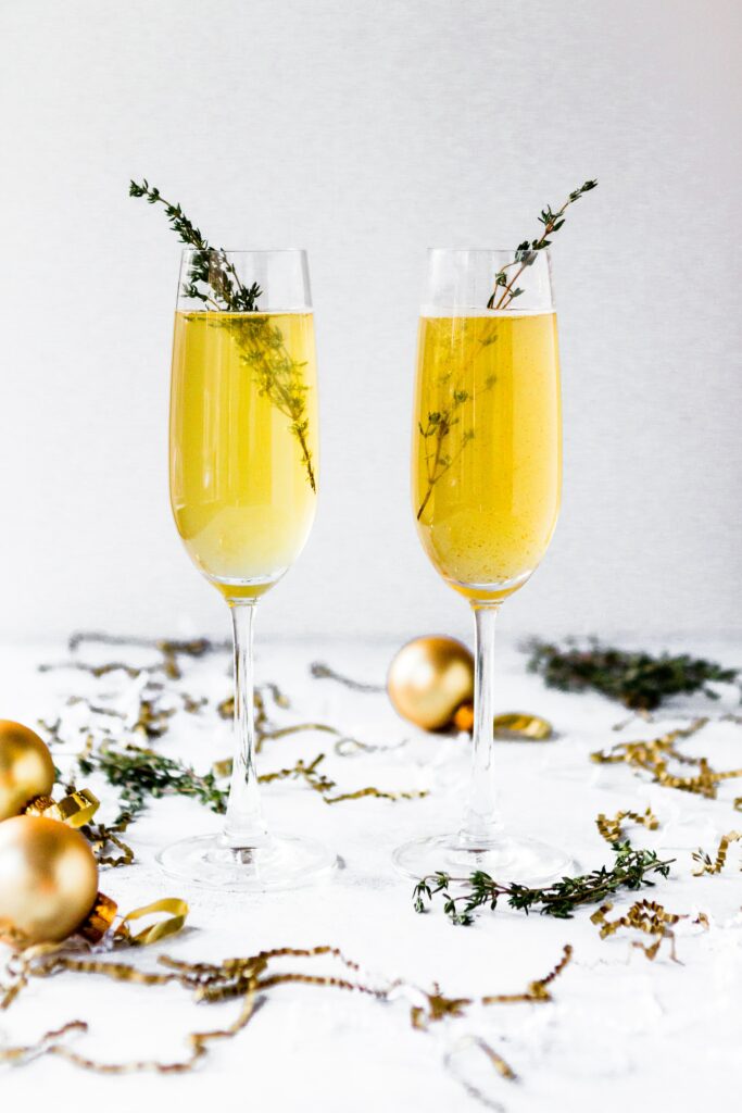 champagne in two glasses by nora schlesinger svvtnagcymu